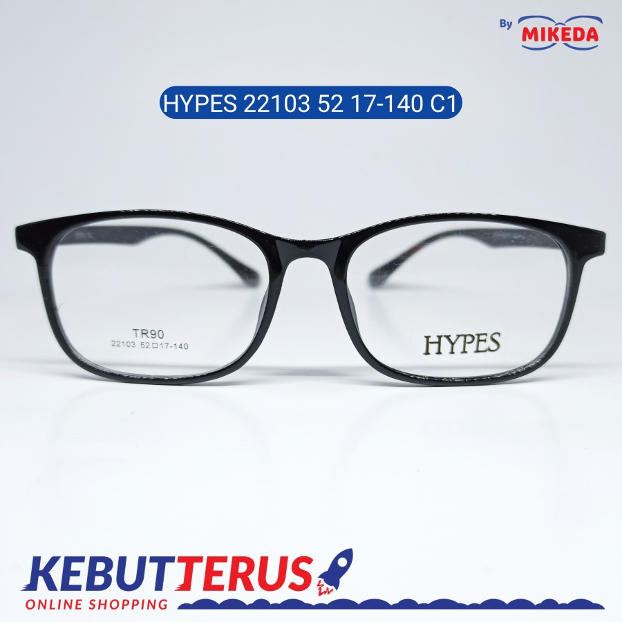 Mikeda-FRAME KACAMATA HYPES 22103 C1 + LENSA(MINUS/CYLINDER)