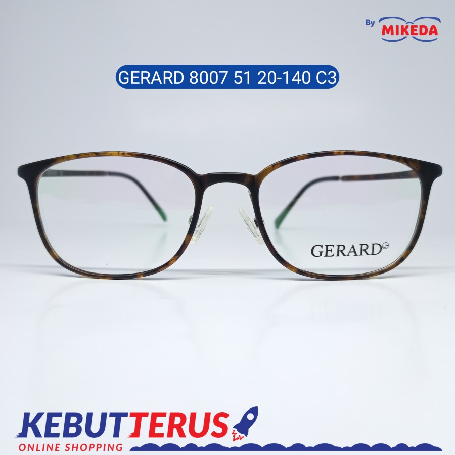 Mikeda-FRAME KACAMATA GERARD 8007 C3+ LENSA(MINUS/CYLINDER)