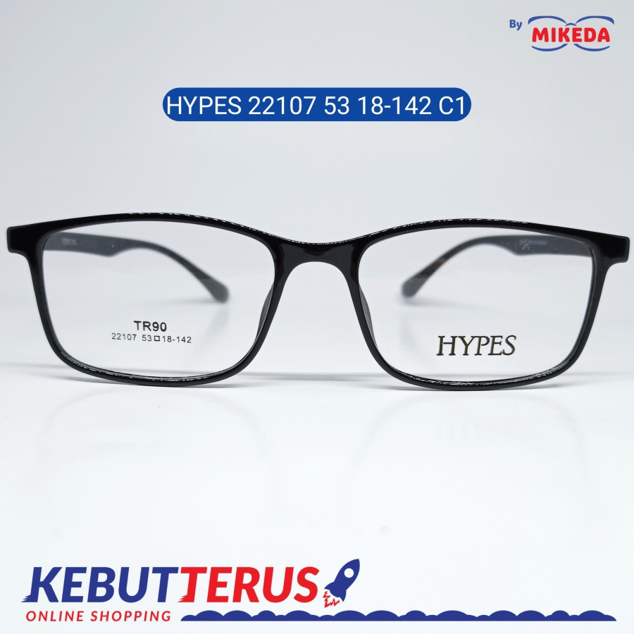 Mikeda-FRAME KACAMATA HYPES 22107 C1 + LENSA(MINUS/CYLINDER)