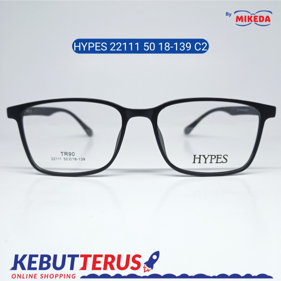 Mikeda-FRAME KACAMATA HYPES 22111 C2 + LENSA(MINUS/CYLINDER)