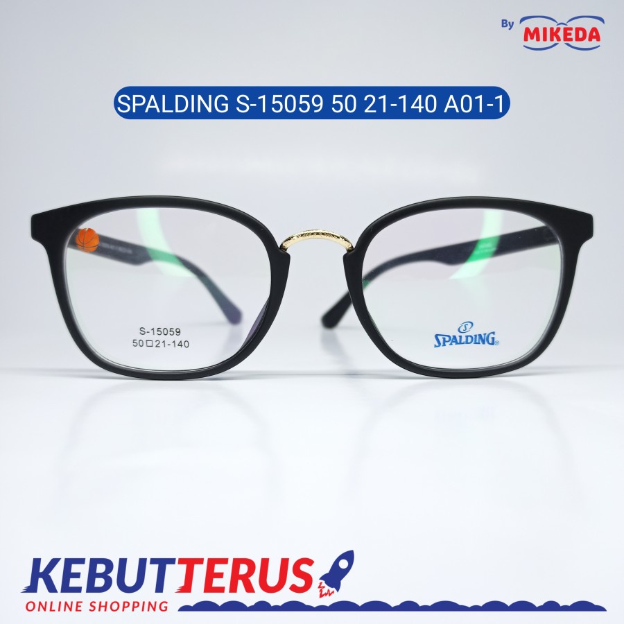 Mikeda-FRAME KACAMATA SPALDING S-15059 A01-1 + LENSA(MINUS/CYLINDER)