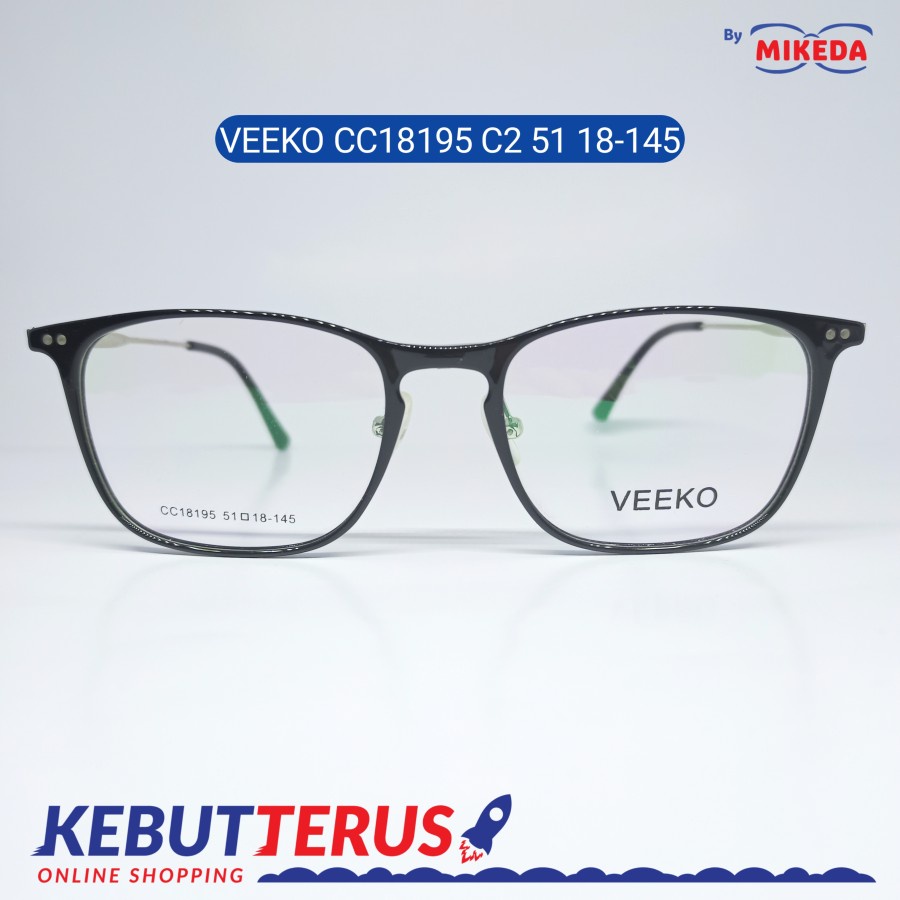 Mikeda-FRAME KACAMATA VEEKO CC18195 C2+ LENSA(MINUS/CYLINDER)