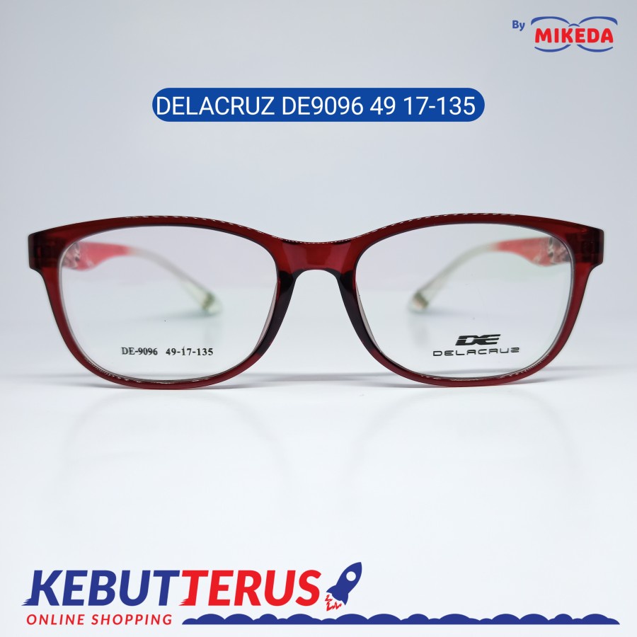 Mikeda-FRAME KACAMATA DELACRUS DE9096 + LENSA(MINUS/CYLINDER)