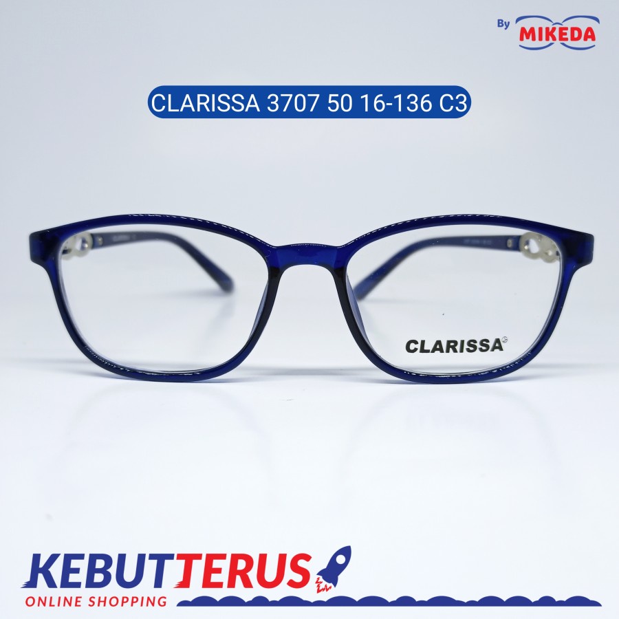 Mikeda-FRAME KACAMATA CLARISSA 3707 - 50 C3 + LENSA(MINUS/CYLINDER)