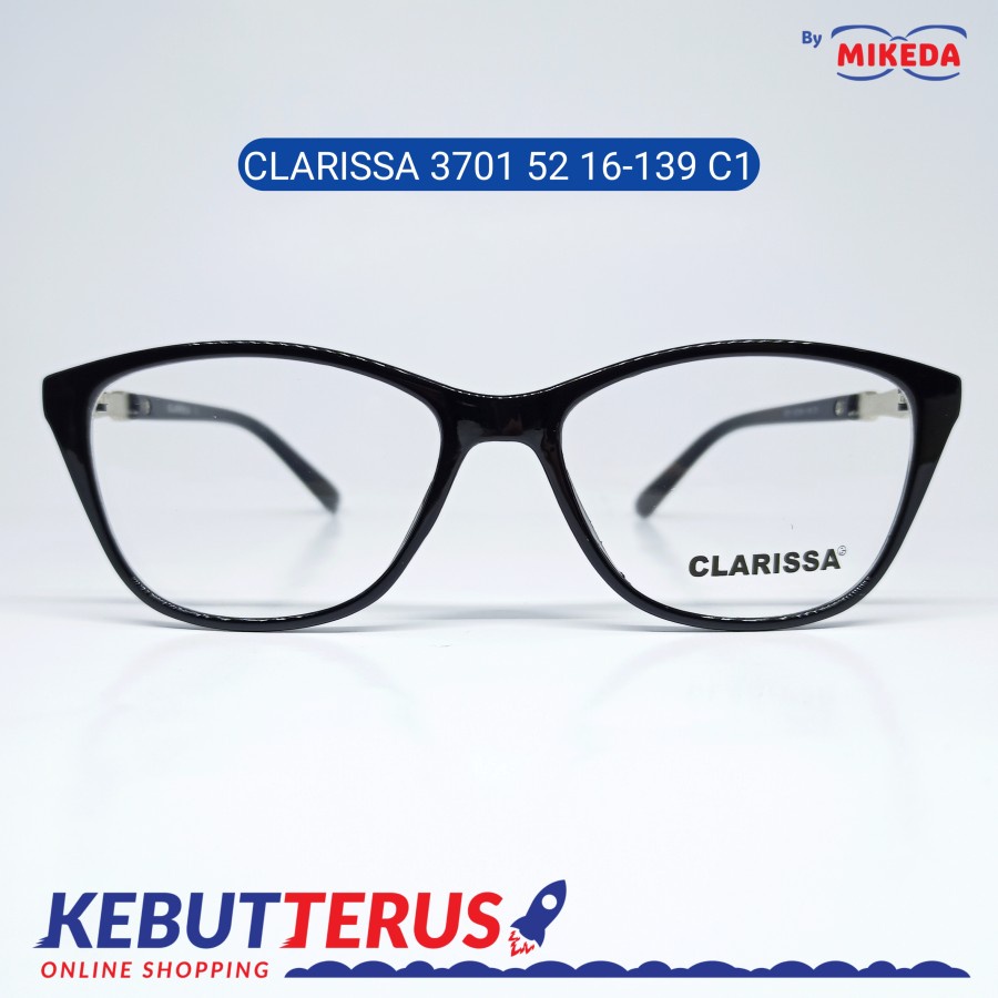 Mikeda-FRAME KACAMATA CLARISSA 3701-52 C1 + LENSA(MINUS/CYLINDER)