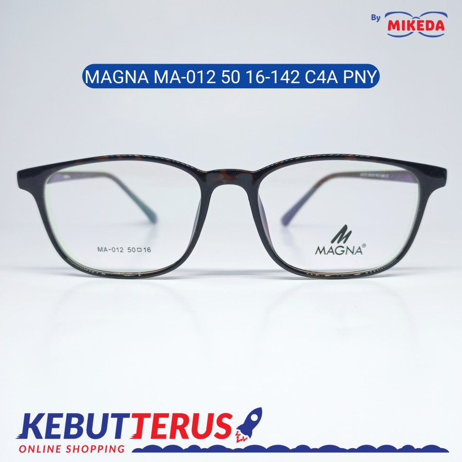 Mikeda-FRAME KACAMATA MAGNA MA - 012 C4A PNY + LENSA(MINUS/CYLINDER)
