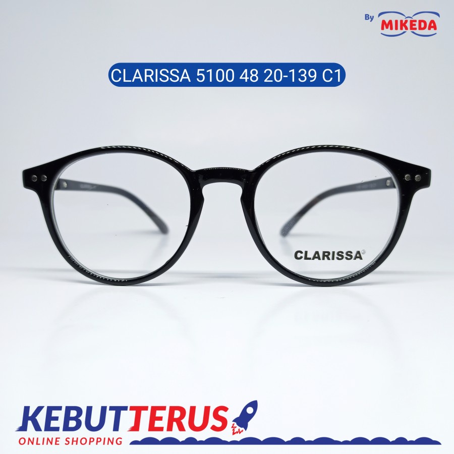 Mikeda-FRAME KACAMATA CLARISSA 5100 48 C1 + LENSA(MINUS/CYLINDER)