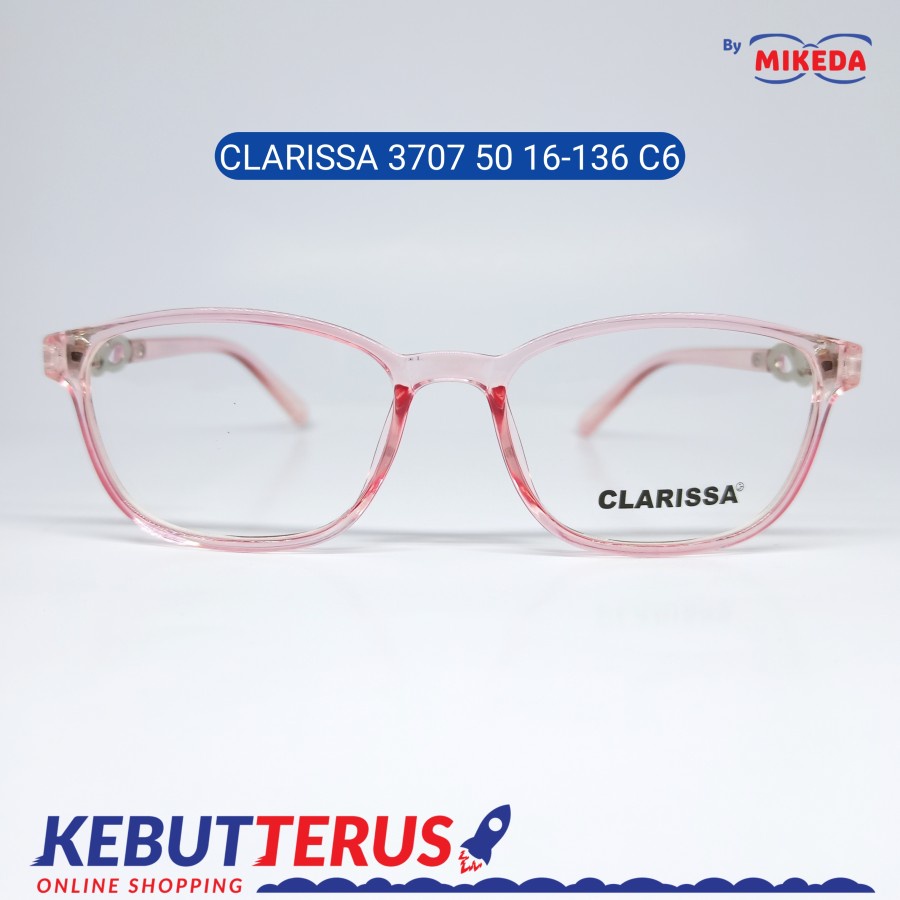 Mikeda-FRAME KACAMATA CLARISSA 3707-50 C6 + LENSA(MINUS/CYLINDER)