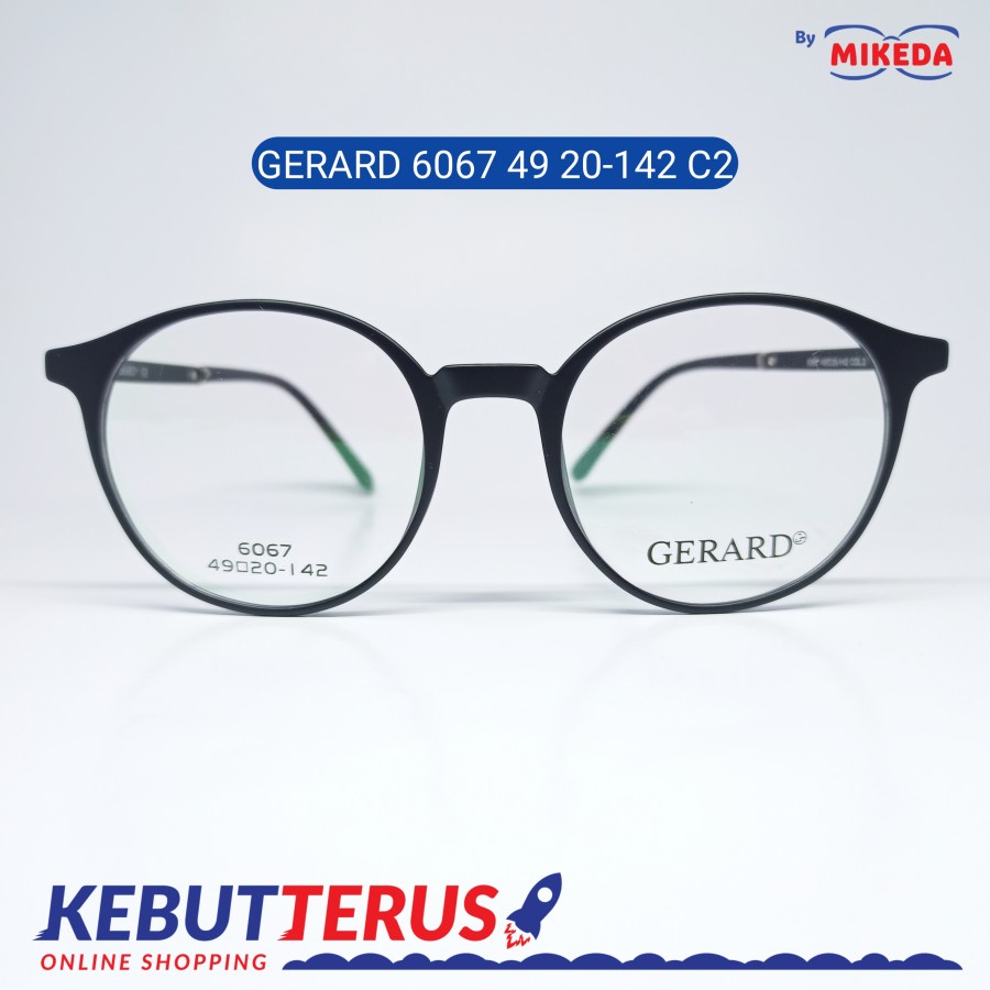 MIKEDA-FRAME KACAMATA GERARD 6067 C2 + LENSA (MINUS/CYLINDER)