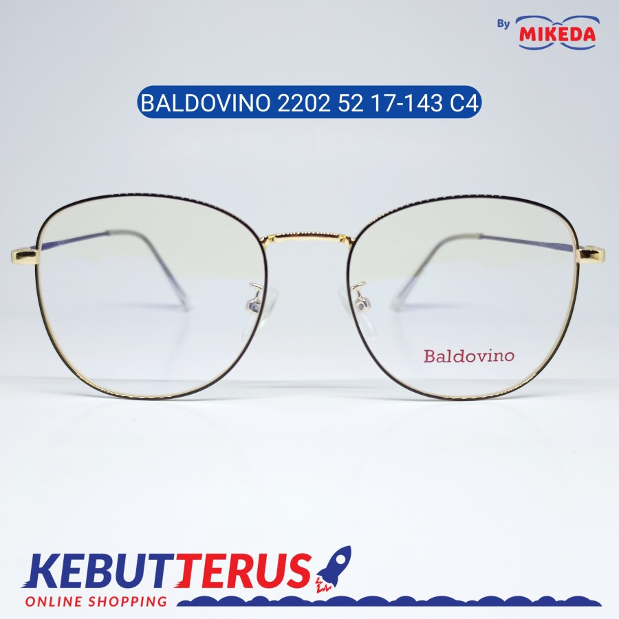 Mikeda-FRAME KACAMATA BALDOVINO 2202 C4 + LENSA(MINUS/CYLINDER)