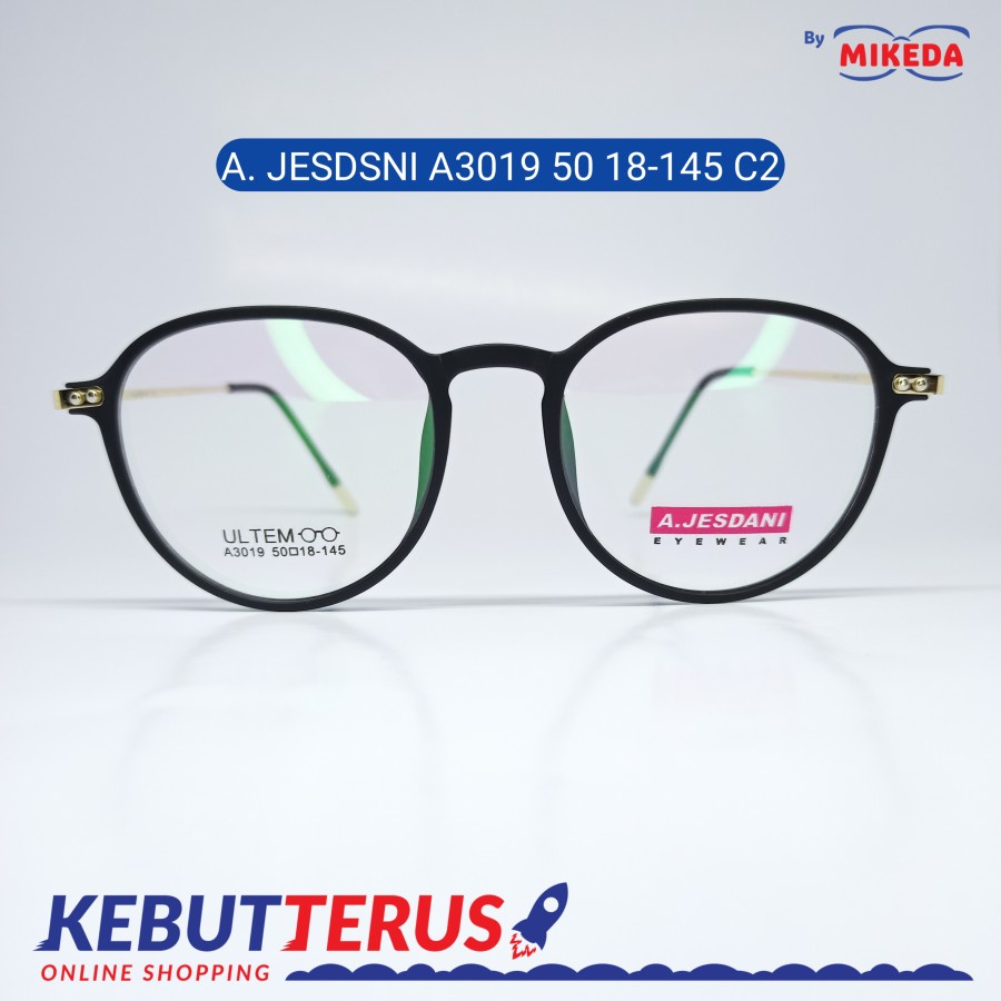 Mikeda-FRAME KACAMATA A.JESDANI A3019 C2 + LENSA(MINUS/CYLINDER)