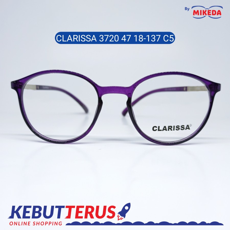 Mikeda-FRAME KACAMATA CLARISSA 3720-47 C5 + LENSA(MINUS/CYLINDER)