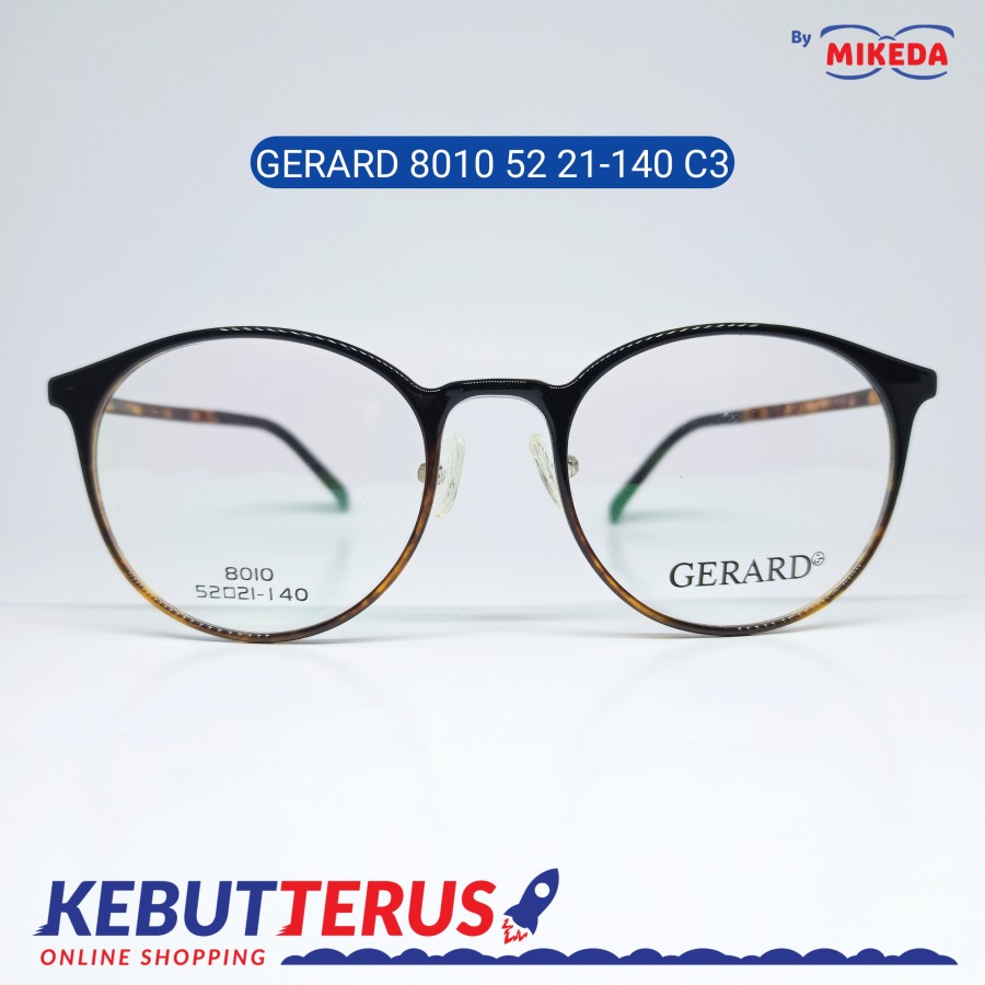 Mikeda-FRAME KACAMATA GERARD 8010 C3+ LENSA(MINUS/CYLINDER)