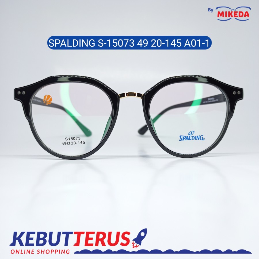 Mikeda-FRAME KACAMATA SPALDING S15073 A01 + LENSA(MINUS/CYLINDER)