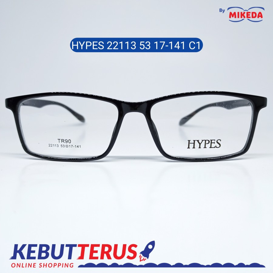 Mikeda-FRAME KACAMATA HYPES 22113 C1 + LENSA(MINUS/CYLINDER)