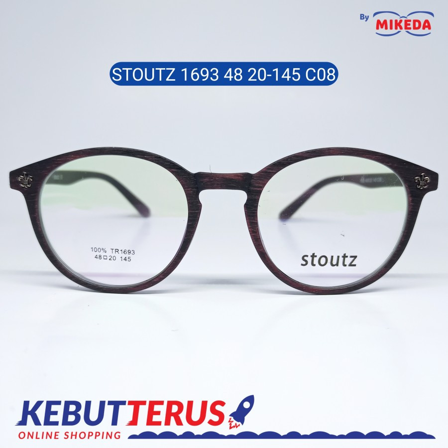 Mikeda-FRAME KACAMATA STOUTZ 1693 C08 + LENSA(MINUS/CYLINDER)