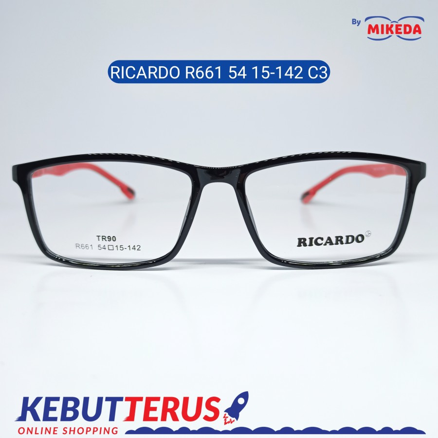 Mikeda-FRAME KACAMATA RICARDO R661 54 C3 + LENSA(MINUS/CYLINDER)