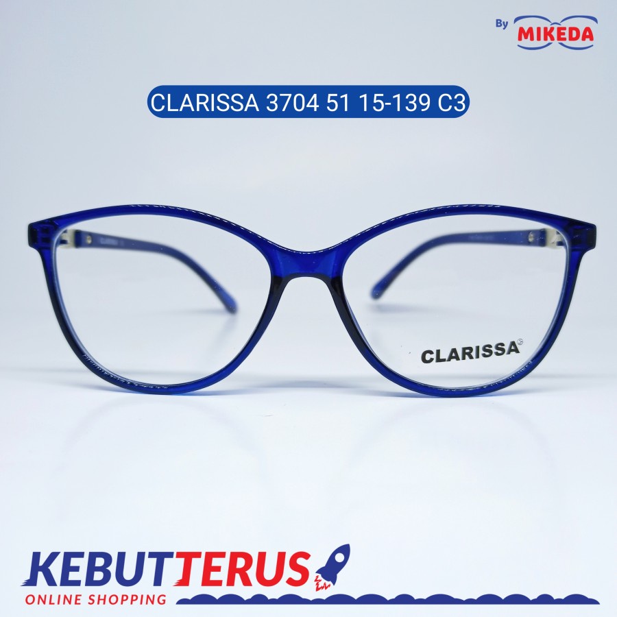 Mikeda-FRAME KACAMATA CLARISSA 3704-51 C3 + LENSA(MINUS/CYLINDER)