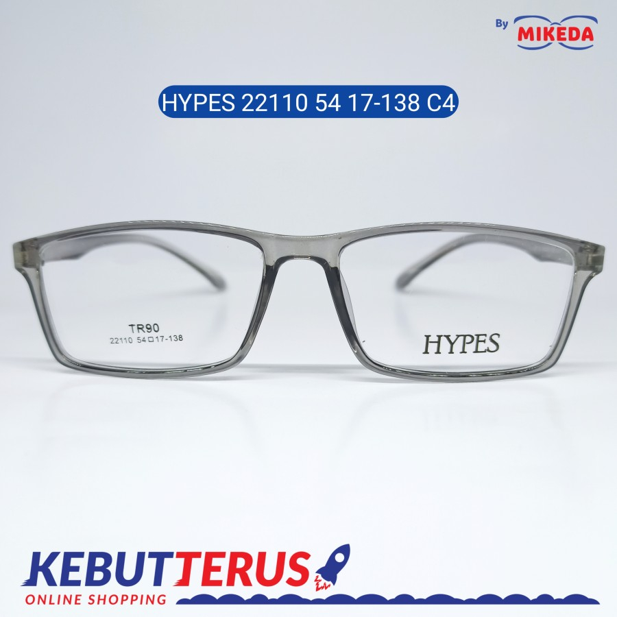 Mikeda-FRAME KACAMATA HYPES 22110 C4 + LENSA(MINUS/CYLINDER)