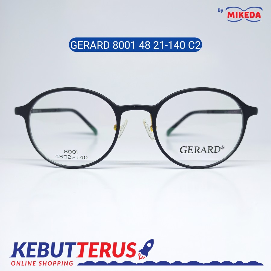 Mikeda-FRAME KACAMATA GERARD 8001 C2 + LENSA(MINUS/CYLINDER)