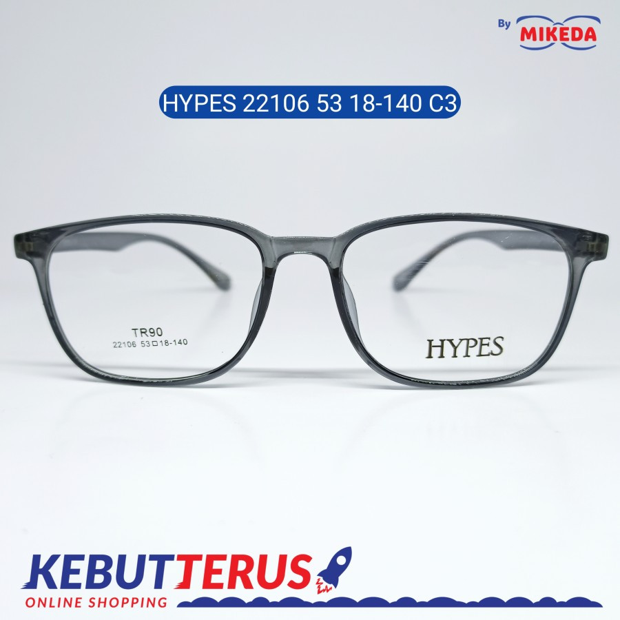 Mikeda-FRAME KACAMATA HYPES 22106 C3 + LENSA(MINUS/CYLINDER)