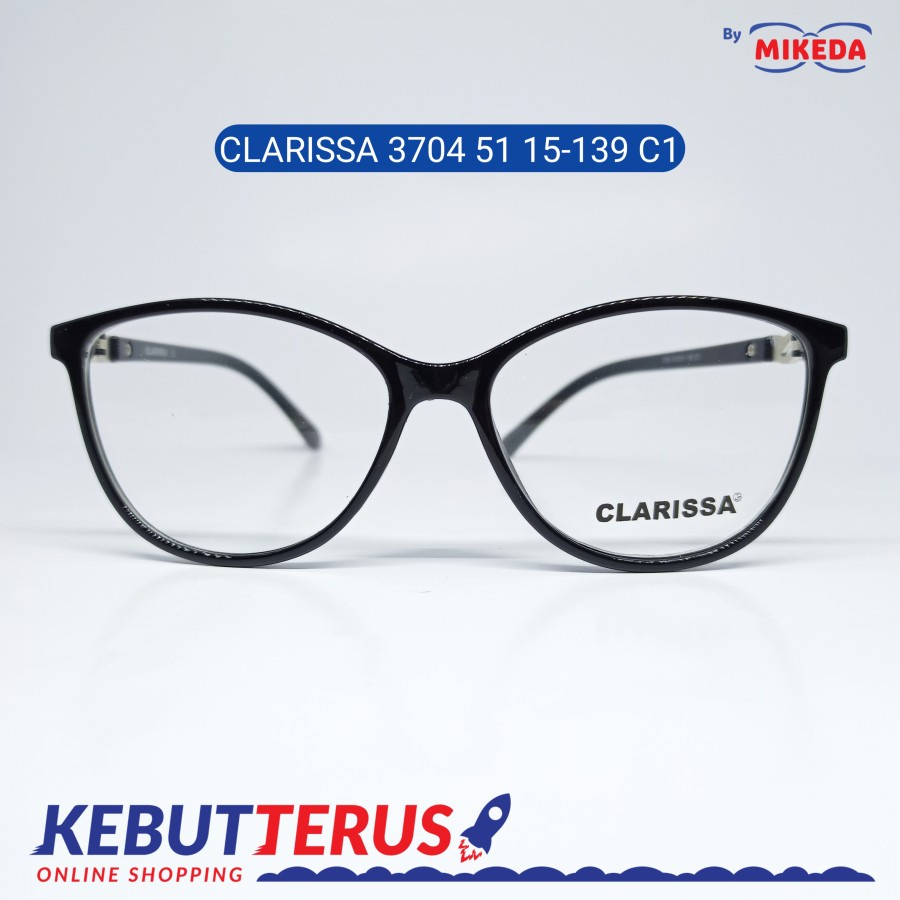 Mikeda-FRAME KACAMATA CLARISSA 3704-51 C1 + LENSA(MINUS/CYLINDER)