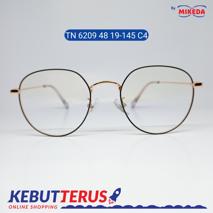 Mikeda-FRAME KACAMATA TN 6209 48 19-145 C4 + LENSA(MINUS/CYLINDER)