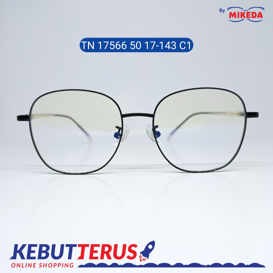 Mikeda-FRAME KACAMATA TN 17566 50 17-143 C1 + LENSA(MINUS/CYLINDER)