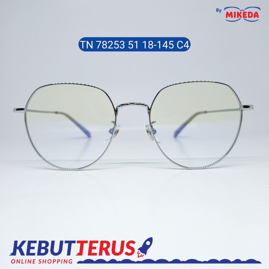 Mikeda-FRAME KACAMATA TN 78253 51 18-145 C4 + LENSA(MINUS/CYLINDER)