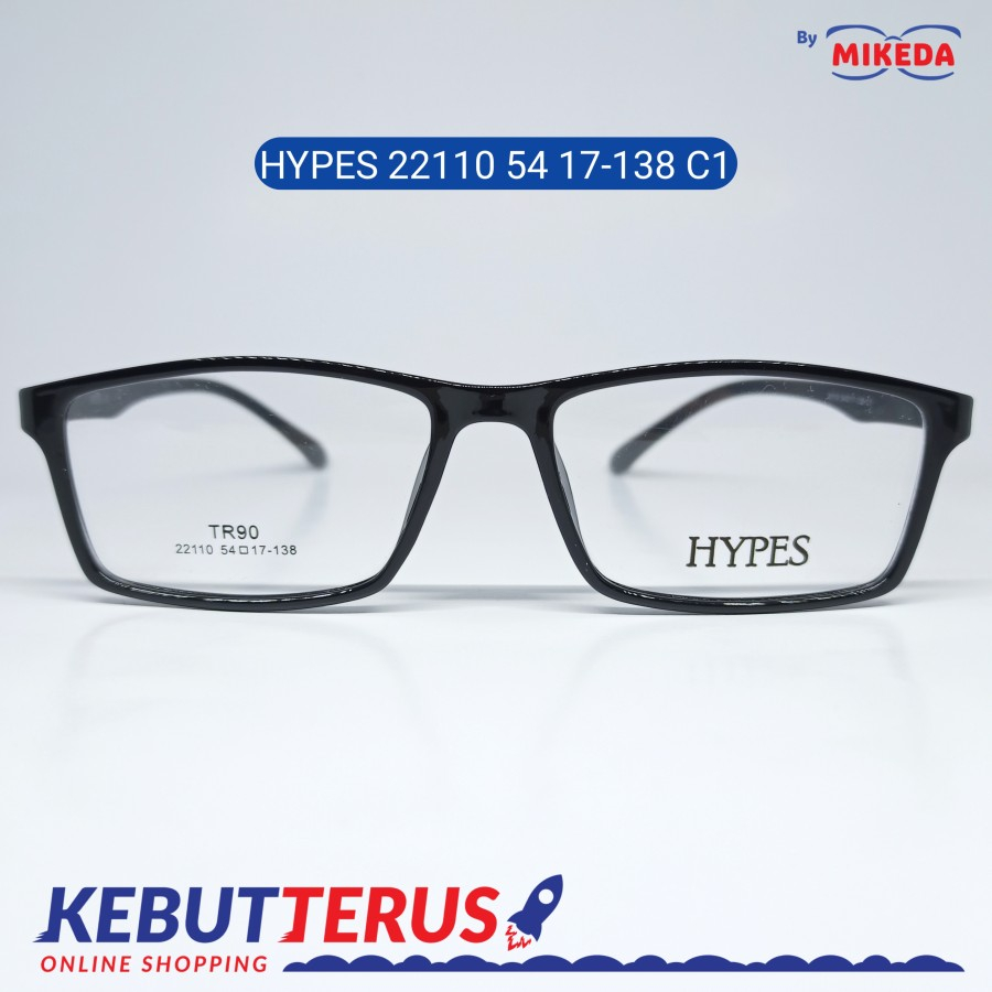 Mikeda-FRAME KACAMATA HYPES 22110 C1 + LENSA(MINUS/CYLINDER)