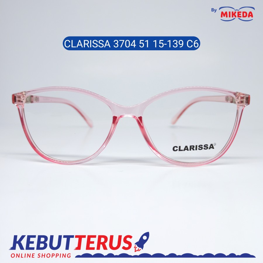 Mikeda-FRAME KACAMATA CLARISSA 3704-51 C6 + LENSA(MINUS/CYLINDER)