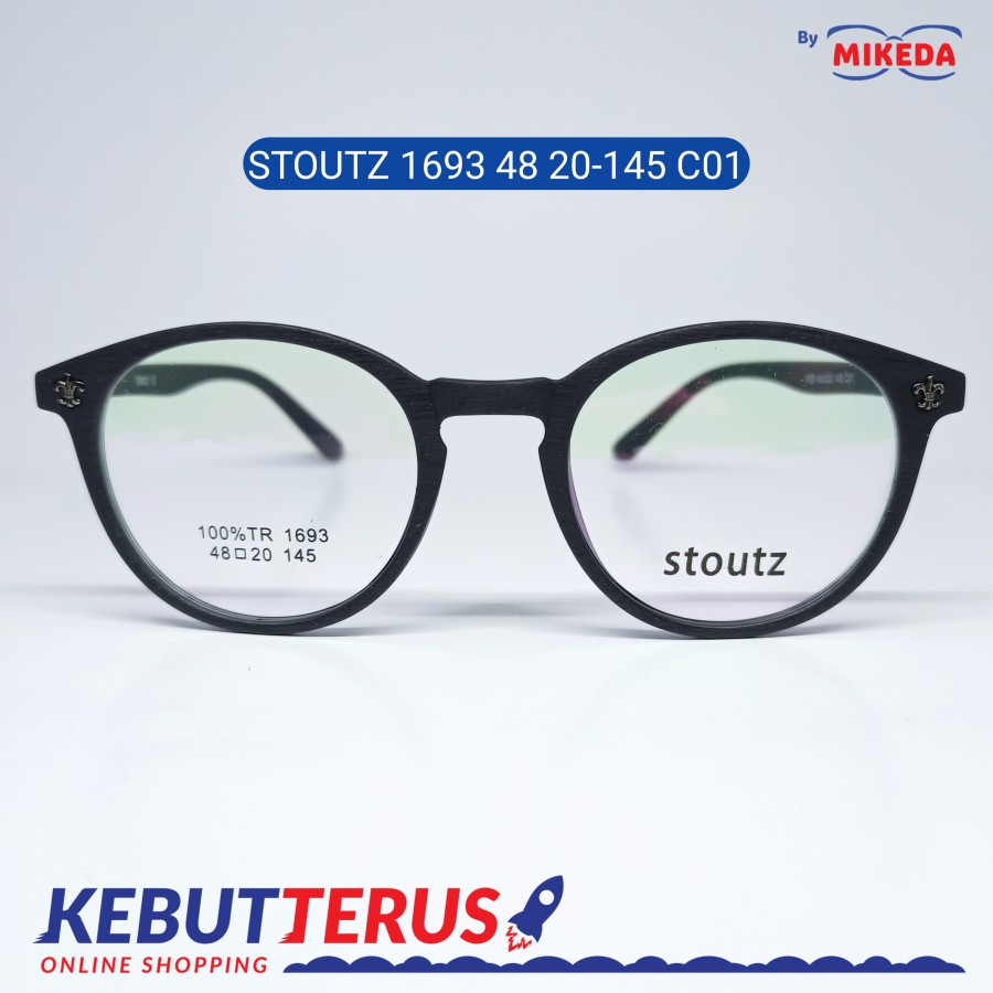 Mikeda-FRAME KACAMATA STOUTZ 1693 C02 + LENSA(MINUS/CYLINDER)