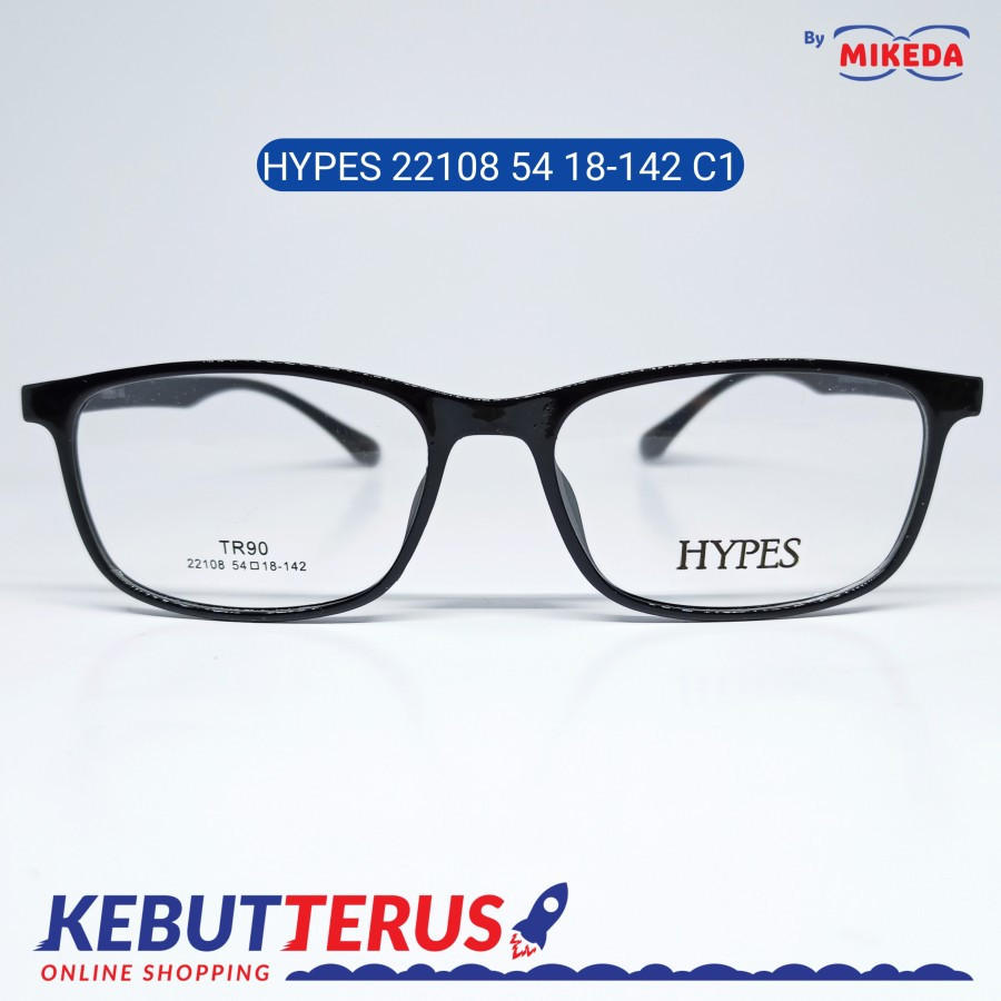 Mikeda-FRAME KACAMATA HYPES 22108 C1 + LENSA(MINUS/CYLINDER)