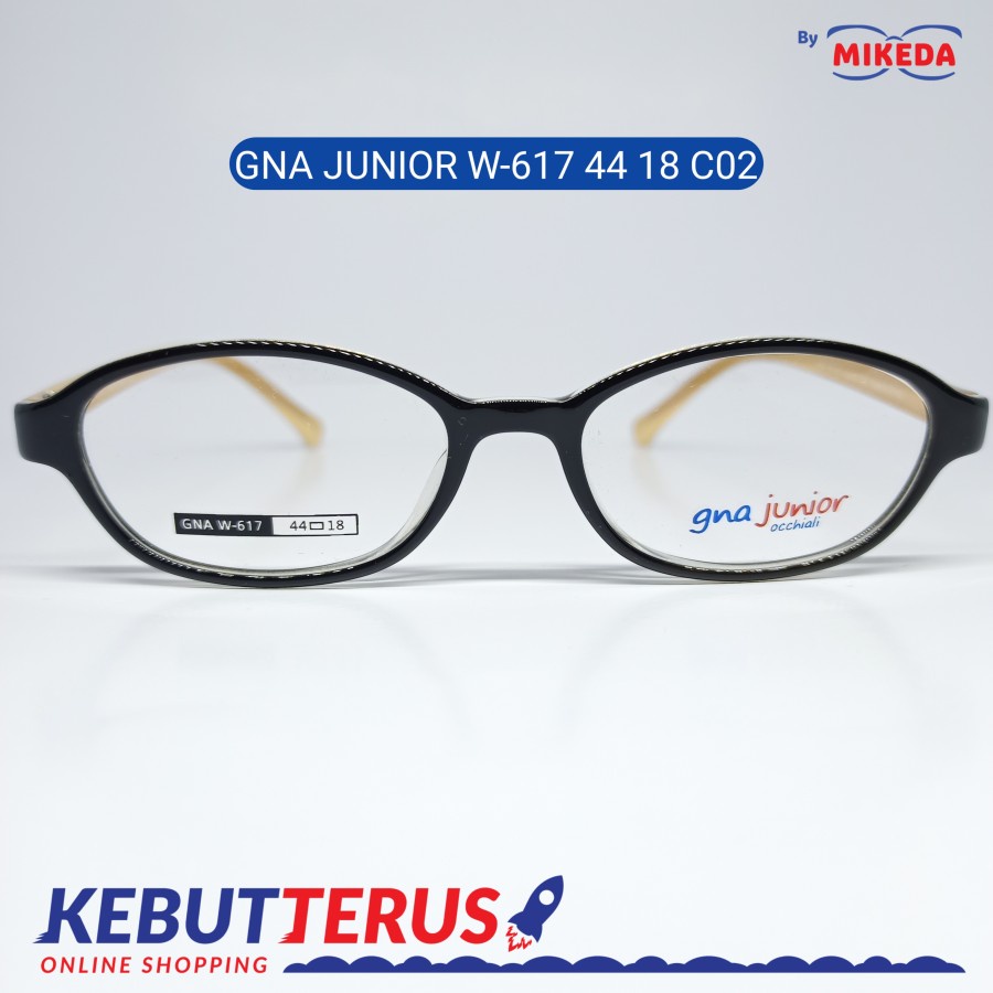 Mikeda-FRAME KACAMATA GNA JUNIOR W-617 C02 + LENSA(MINUS/CYLINDER)