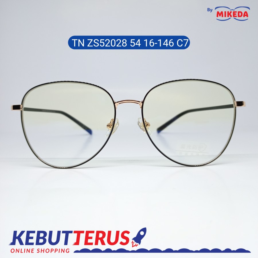 Mikeda-FRAME KACAMATA TN J ZS52028 54 16-146 C7+LENSA(MINUS/CYLINDER)