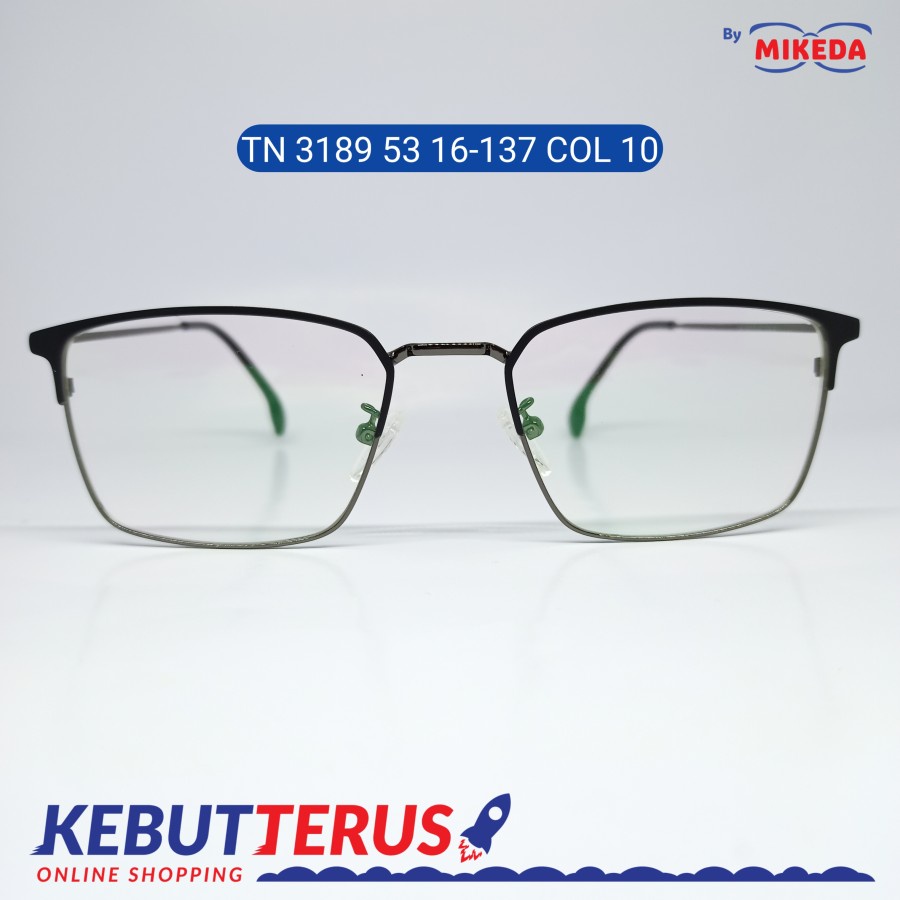 Mikeda-FRAME KACAMATA TN 3189 53 16-137 C10 + LENSA(MINUS/CYLINDER)