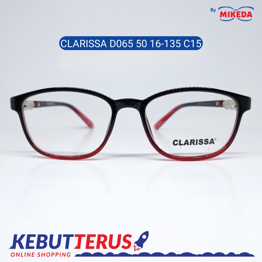 Mikeda-FRAME KACAMATA CLARISSA D065-50 C15 + LENSA(MINUS/CYLINDER)