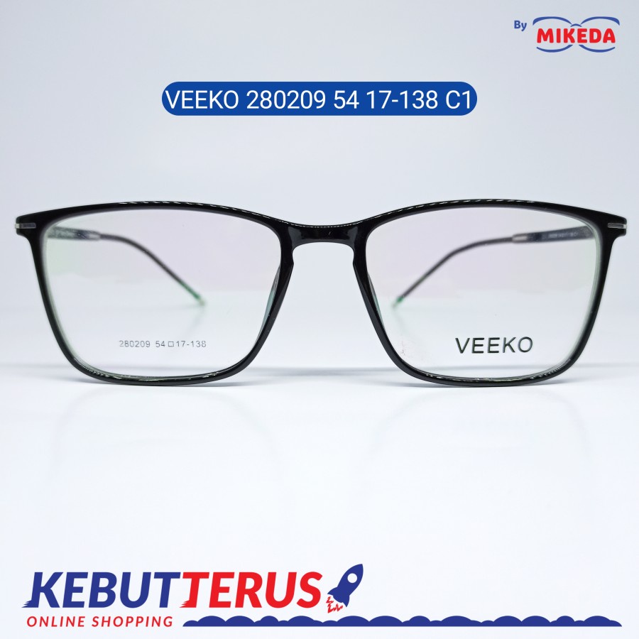 Mikeda-FRAME KACAMATA VEEKO 280209 C1 + LENSA(MINUS/CYLINDER)