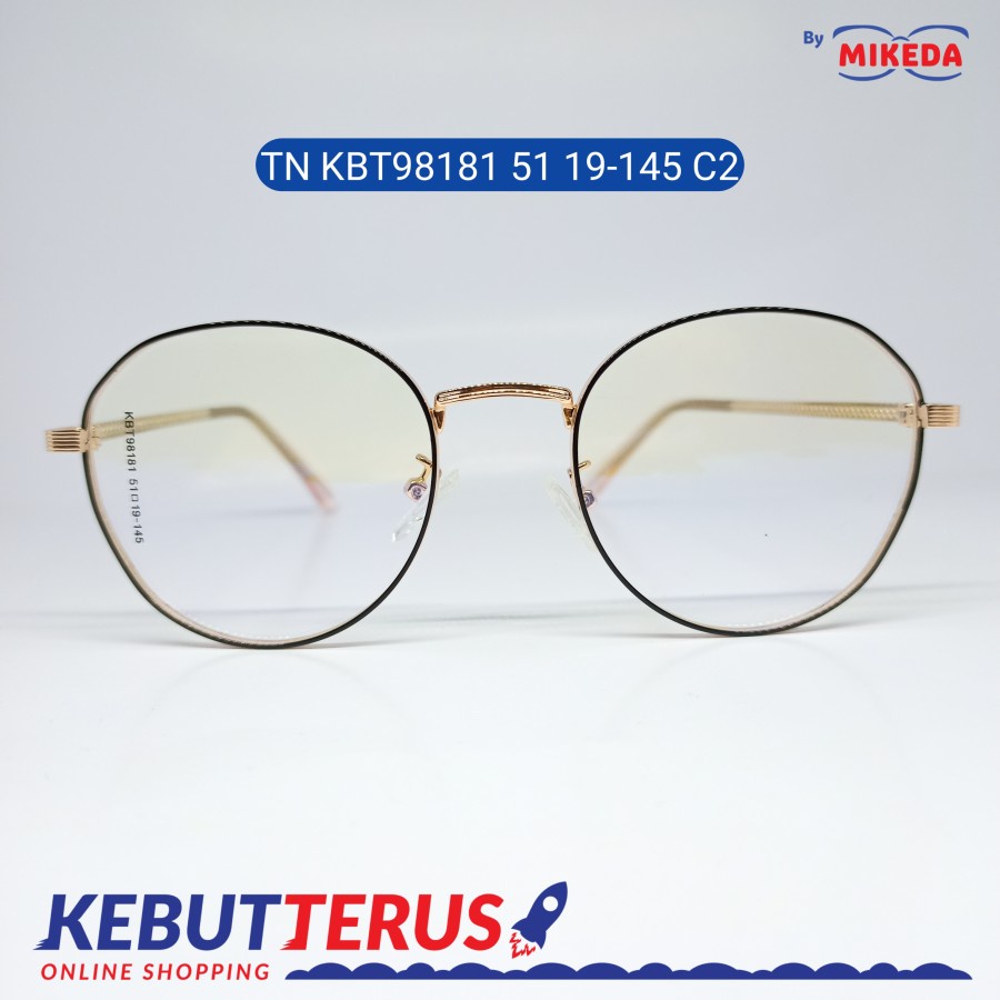 Mikeda-FRAME KACAMATA TN KBT98181 51 19-145 C2 + LENSA(MINUS/CYLINDER)