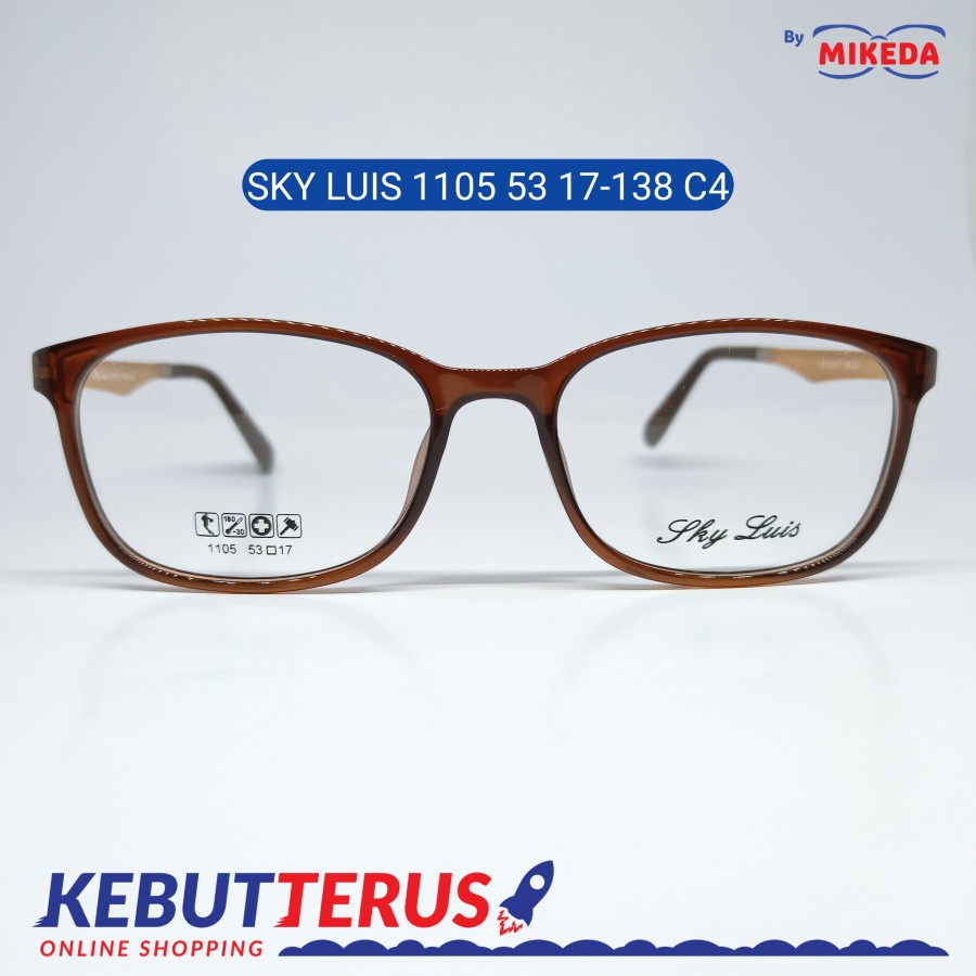 Mikeda-FRAME KACAMATA SKY LUIS 1105 C4 + LENSA(MINUS/CYLINDER)