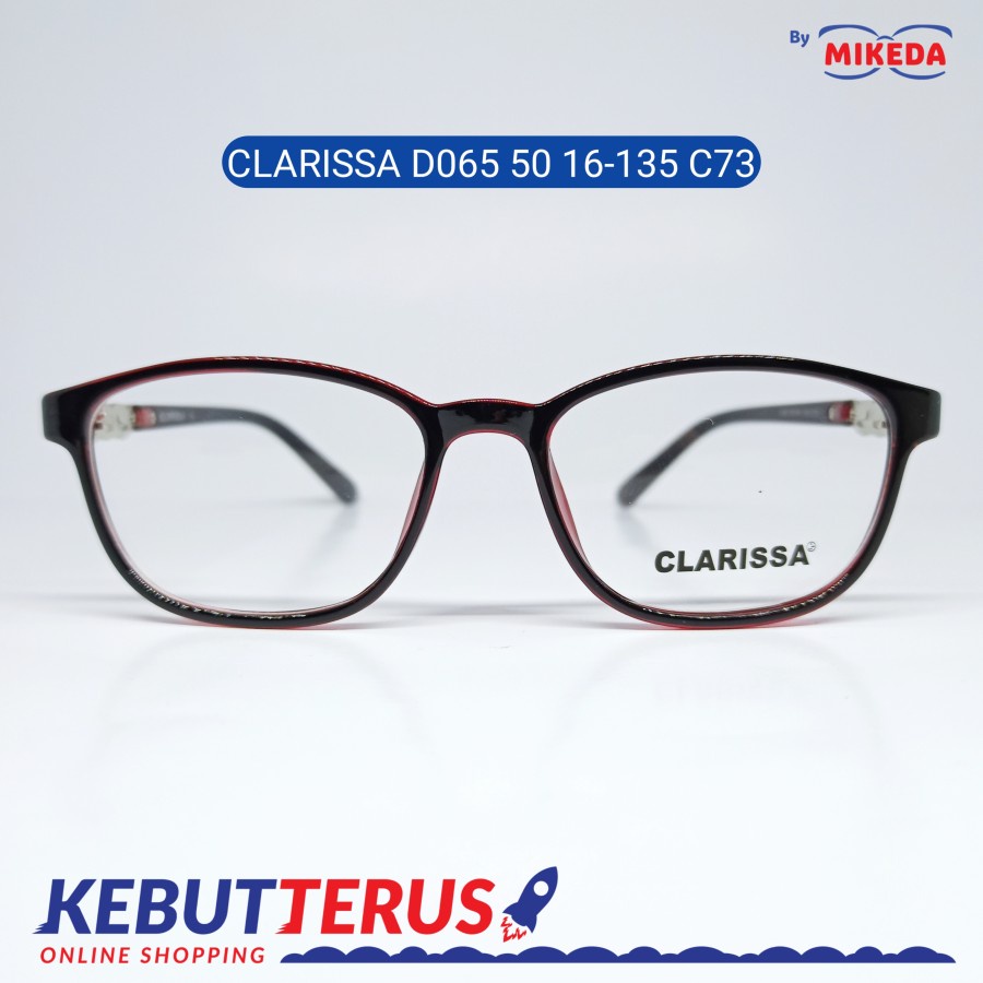 Mikeda-FRAME KACAMATA CLARISSA D065-50 C73 + LENSA(MINUS/CYLINDER)