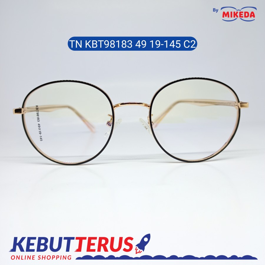 Mikeda-FRAME KACAMATA TN KBT98183 49 19-145 C2 + LENSA(MINUS/CYLINDER)