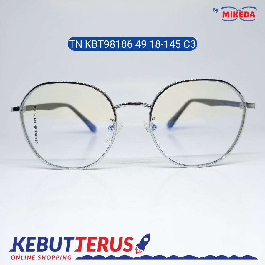 Mikeda-FRAME KACAMATA TN KBT98186 49 18-145 C3 + LENSA(MINUS/CYLINDER)