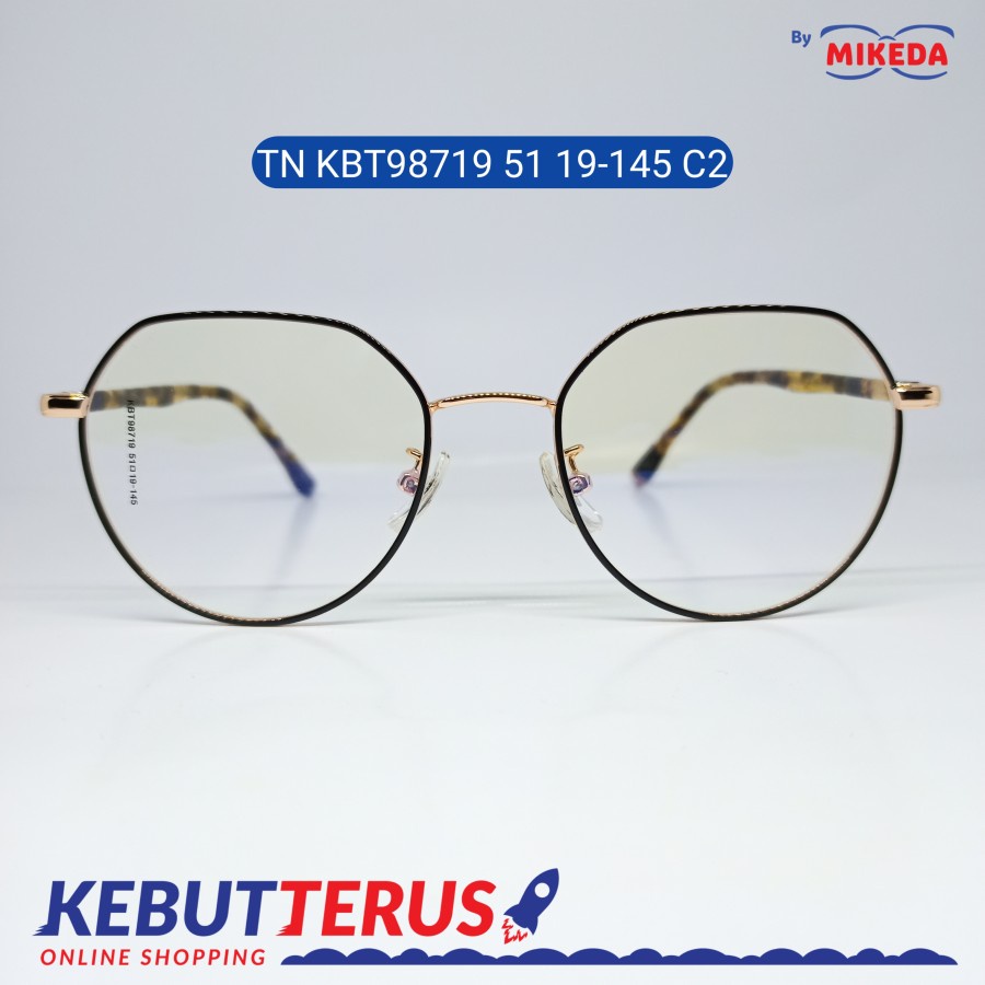 Mikeda-FRAME KACAMATA TN KBT98719 51 19-145 C2 + LENSA(MINUS/CYLINDER)