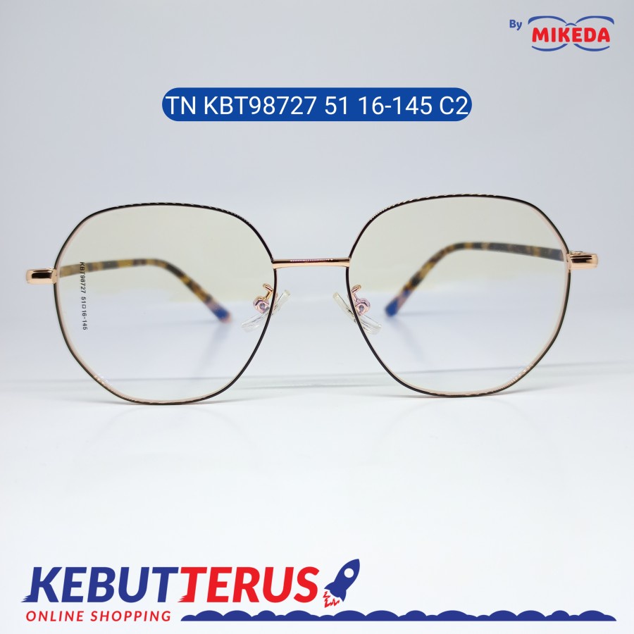 Mikeda-FRAME KACAMATA TN KBT98727 51 16-145 C2 + LENSA(MINUS/CYLINDER)