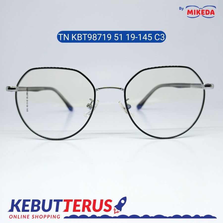 Mikeda-FRAME KACAMATA TN KBT98719 51 19-145 C3 + LENSA(MINUS/CYLINDER)