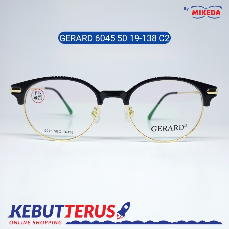 Mikeda-FRAME KACAMATA GERARD 6045 C2 + LENSA(MINUS/CYLINDER)
