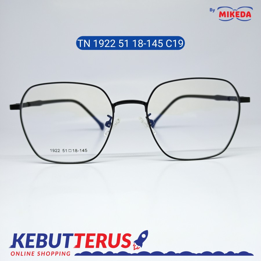 Mikeda-FRAME KACAMATA TN 1922 51 18-145 C19 + LENSA(MINUS/CYLINDER)