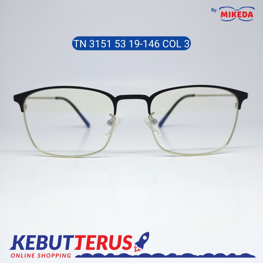 Mikeda-FRAME KACAMATA TN 3151 53 19-146 C3 + LENSA(MINUS/CYLINDER)
