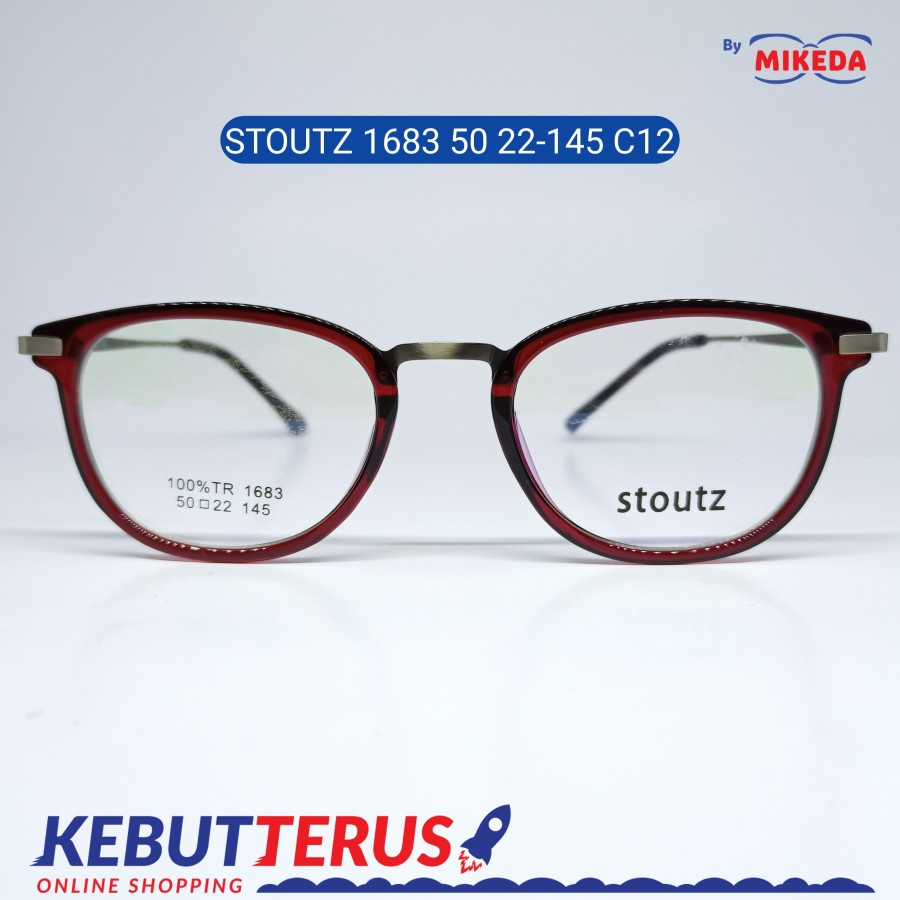 Mikeda-FRAME KACAMATA STOUTZ 1683 C12 + LENSA(MINUS/CYLINDER)